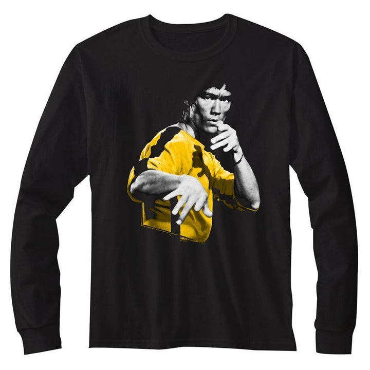 Bruce Lee - Hooowah Long Sleeve T-Shirt - HYPER iCONiC