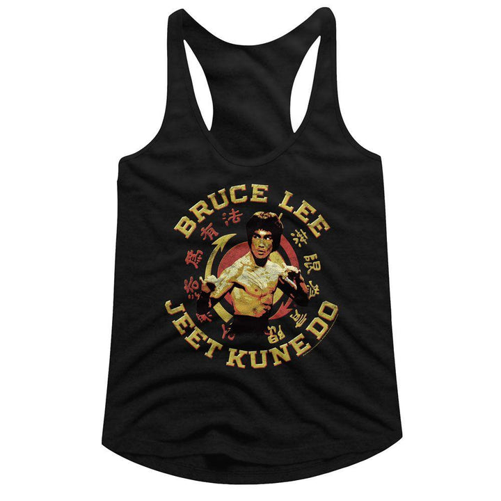 Bruce Lee - Jeet Kune Do Master Womens Racerback Tank - HYPER iCONiC