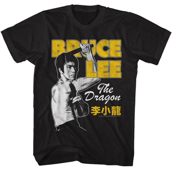 Bruce Lee - Nunchuck Pose Boyfriend Tee - HYPER iCONiC.