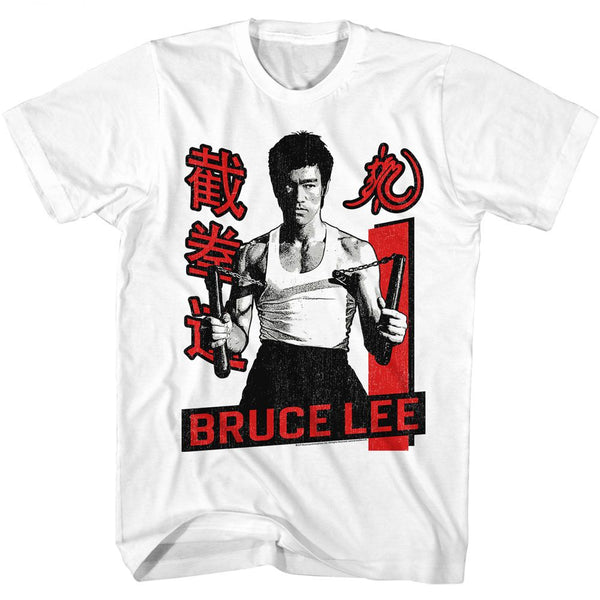 Bruce Lee - Nunchucks Boyfriend Tee - HYPER iCONiC.