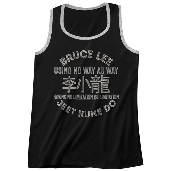 Bruce Lee - Symbols Tank Top W/piping - HYPER iCONiC.