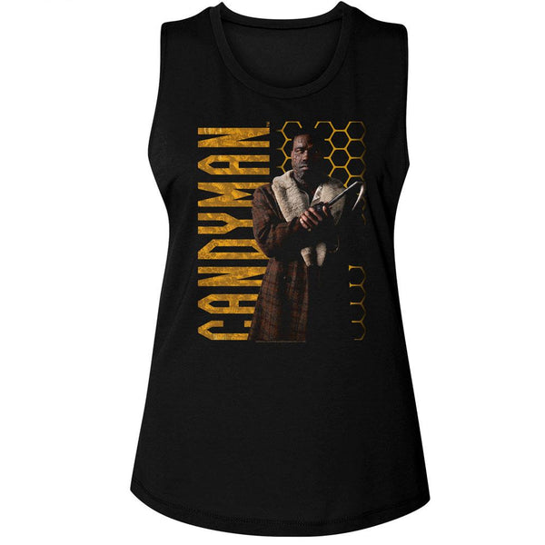 Candyman - Honeycomb Womens Muscle Tank Top - HYPER iCONiC.