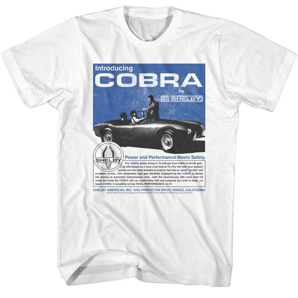 Carroll Shelby - 60s Cobra Ad T-Shirt - HYPER iCONiC.