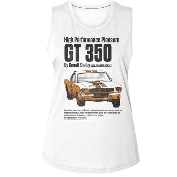 Carroll Shelby - High Performance Womens Muscle Tank Top - HYPER iCONiC.