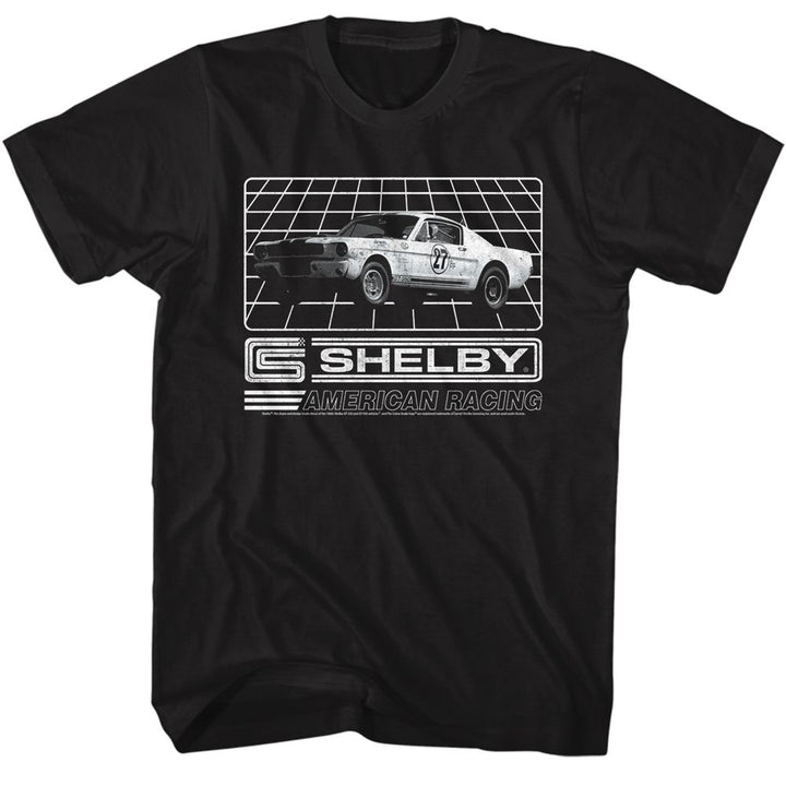 Carroll Shelby - Shelby Grid Boyfriend Tee - HYPER iCONiC.