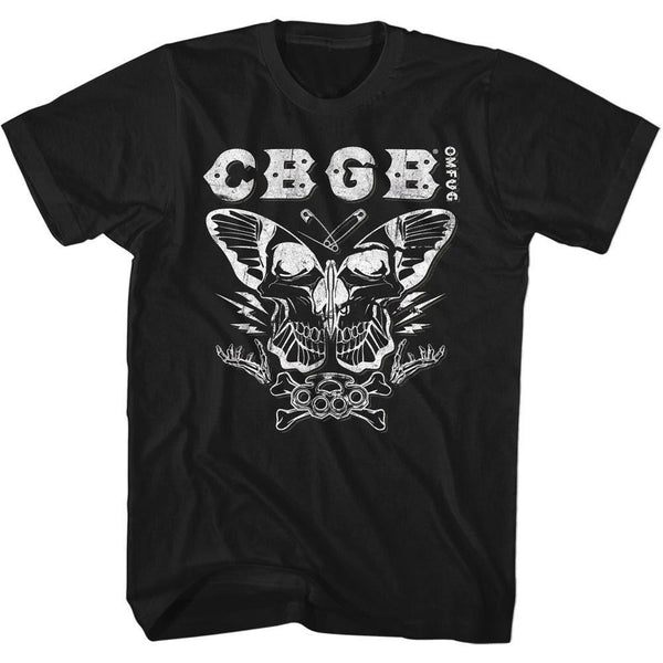 CBGB Butterfly Collage T-Shirt - HYPER iCONiC