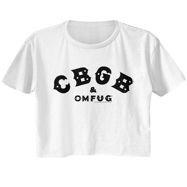 CBGB CBGB Classic Womens Crop Tee - HYPER iCONiC
