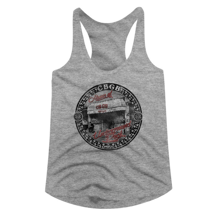 CBGB Circle Scene Womens Racerback Tank - HYPER iCONiC