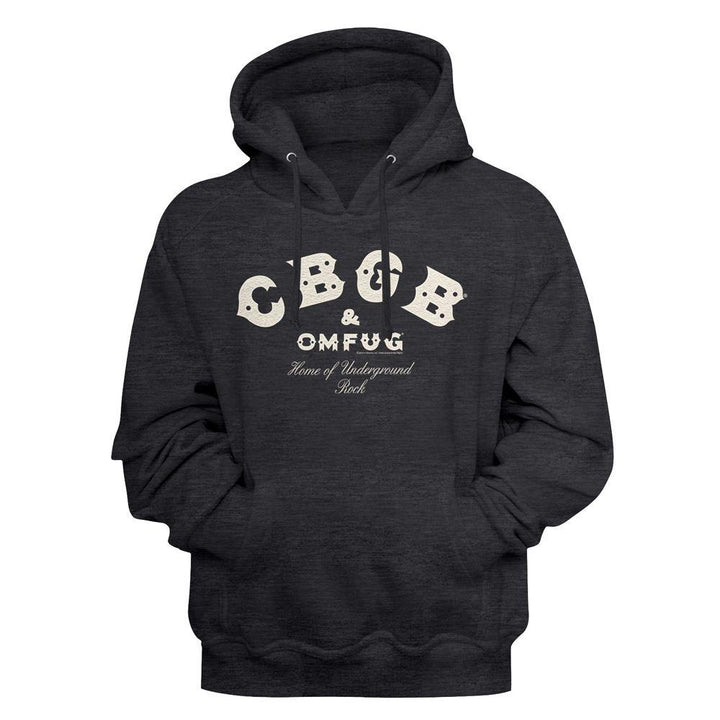 CBGB Logo Boyfriend Hoodie - HYPER iCONiC