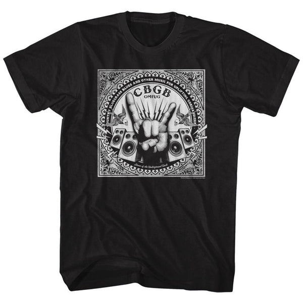 CBGB Rock Hand T-Shirt - HYPER iCONiC