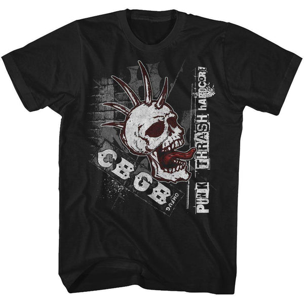 CBGB Screaming Skull Boyfriend Tee - HYPER iCONiC