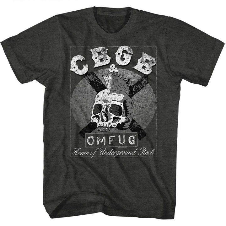 CBGB Skull & Tape Big and Tall T-Shirt - HYPER iCONiC.