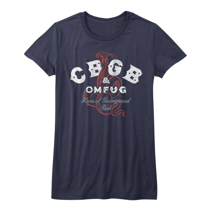 CBGB Snakes Womens T-Shirt - HYPER iCONiC