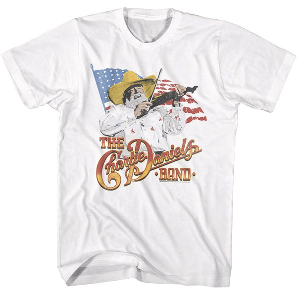 Charlie Daniels Band - CDB And The Flag T-Shirt - HYPER iCONiC.