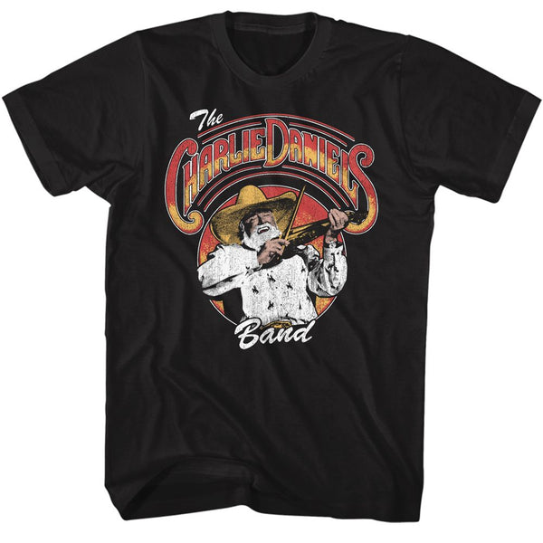 Charlie Daniels Band - CDB Logo And Fiddlin T-Shirt - HYPER iCONiC.