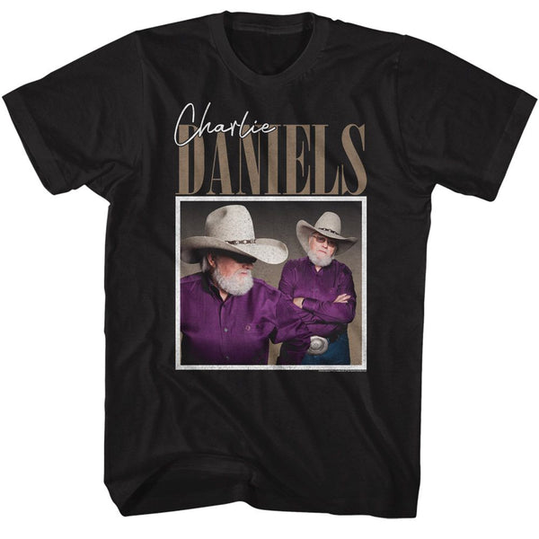 Charlie Daniels Band - CDB Two Photos Of Charlie T-Shirt - HYPER iCONiC.