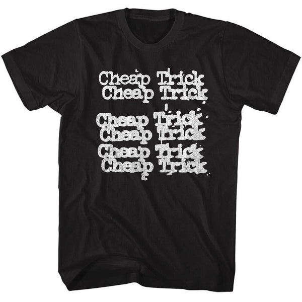 Cheap Trick Name Repeat T-Shirt - HYPER iCONiC