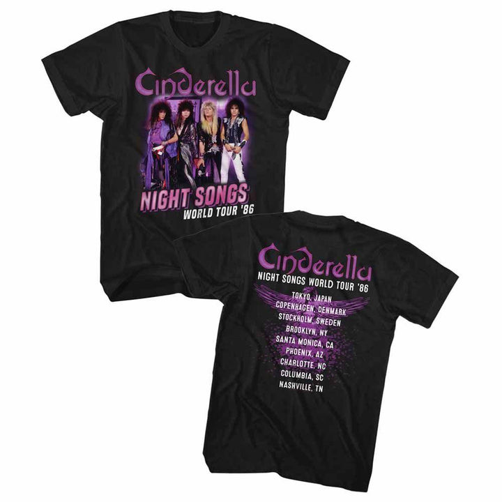 Cinderella Night Songs Tour T-Shirt - HYPER iCONiC