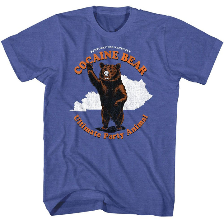 Cocaine Bear - Touristy Party Animal Boyfriend Tee - HYPER iCONiC.