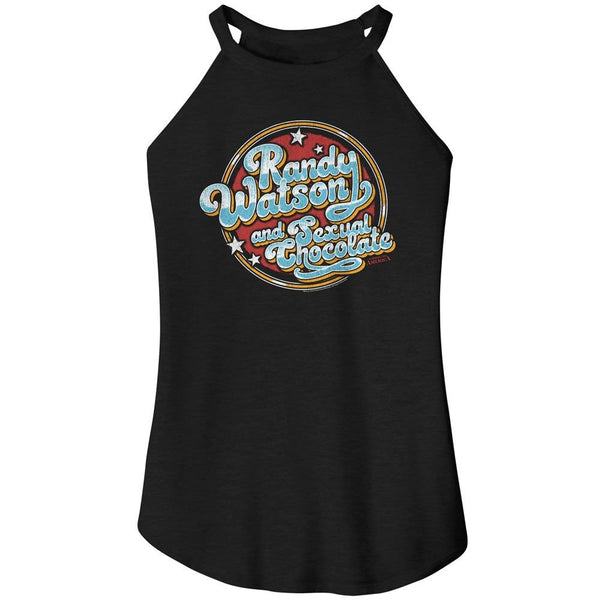 Coming To America - Randy And Chocolate Womens Rocker Tank Top - HYPER iCONiC.