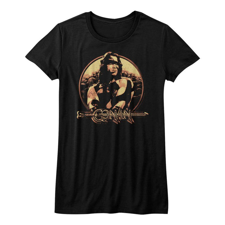 Conan Shield Womens T-Shirt - HYPER iCONiC