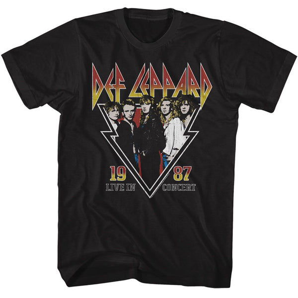 Def Leppard - 1987 Live In Concert T-Shirt - HYPER iCONiC.
