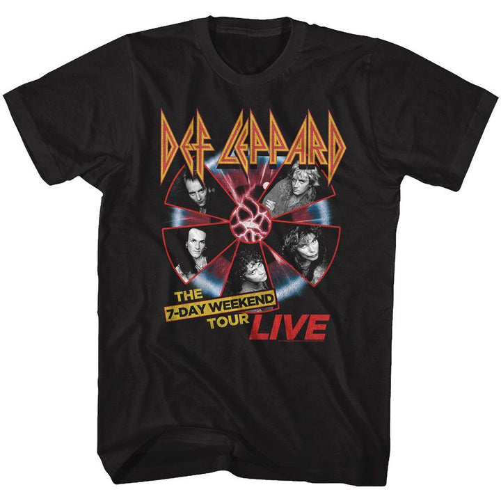 Def Leppard 7 Day Weekend T-Shirt - HYPER iCONiC