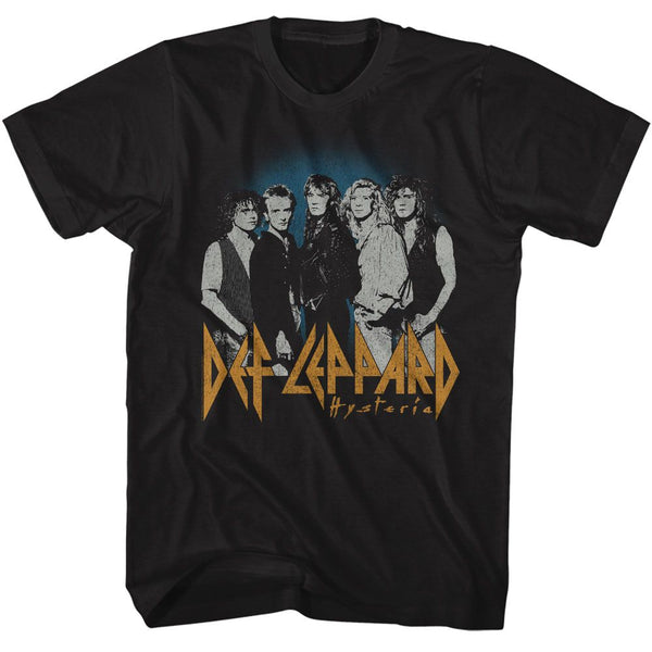 Def Leppard - Blue Fade Background T-Shirt - HYPER iCONiC.