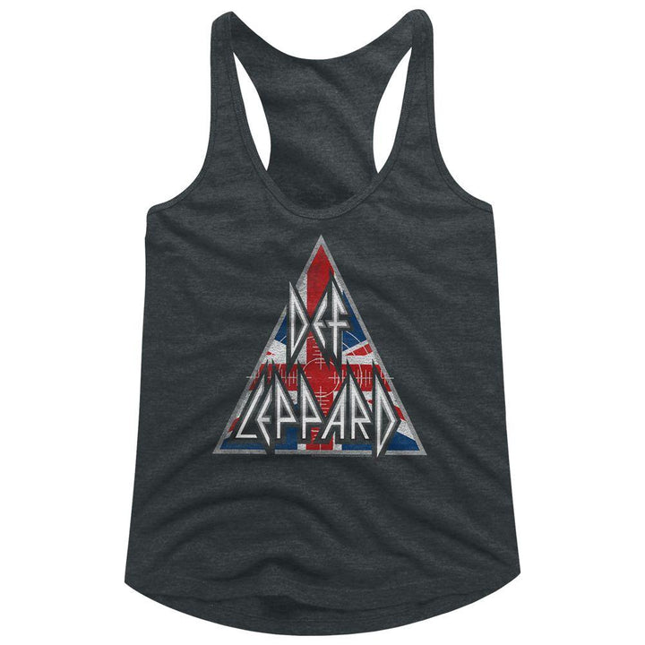 Def Leppard Britlogo Womens Racerback Tank - HYPER iCONiC