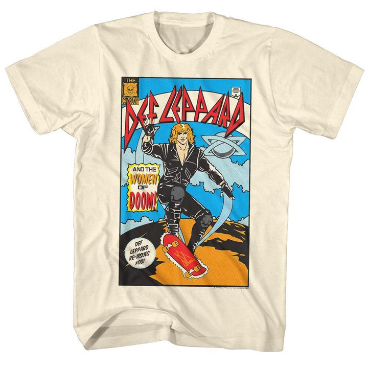 DEF LEPPARD - COMIC BIG AND TALL T-SHIRT - HYPER iCONiC.