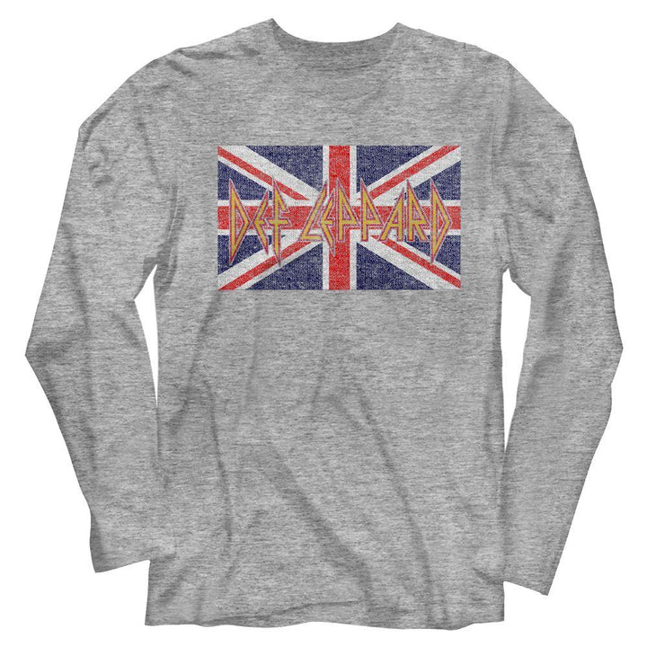 Def Leppard Def Leppard Uk Flag Long Sleeve T-Shirt - HYPER iCONiC