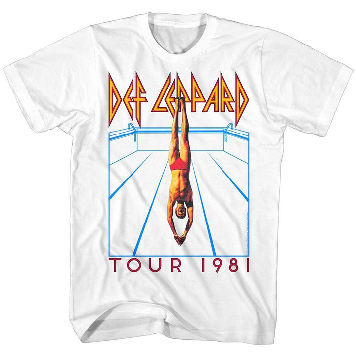 Def Leppard He's Swimming T-Shirt - HYPER iCONiC