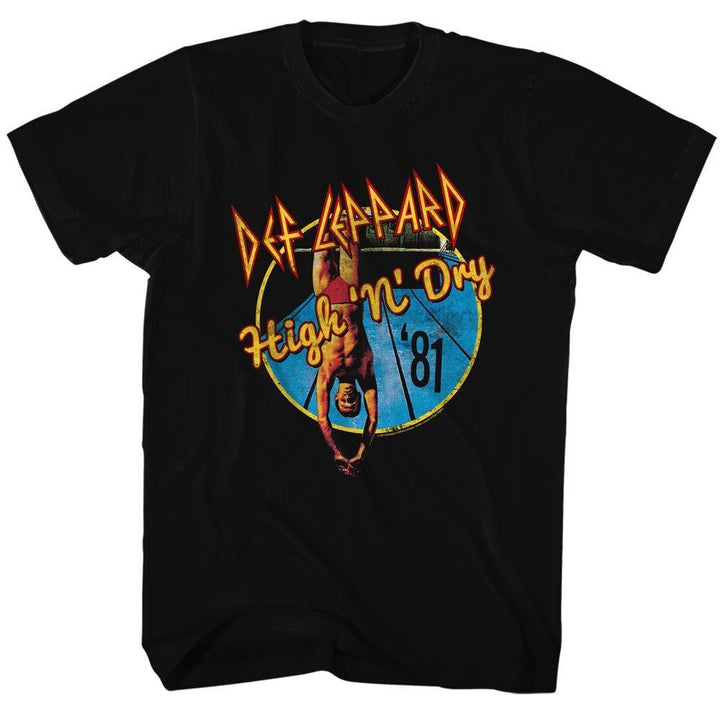 Def Leppard High 'N' Dry T-Shirt - HYPER iCONiC