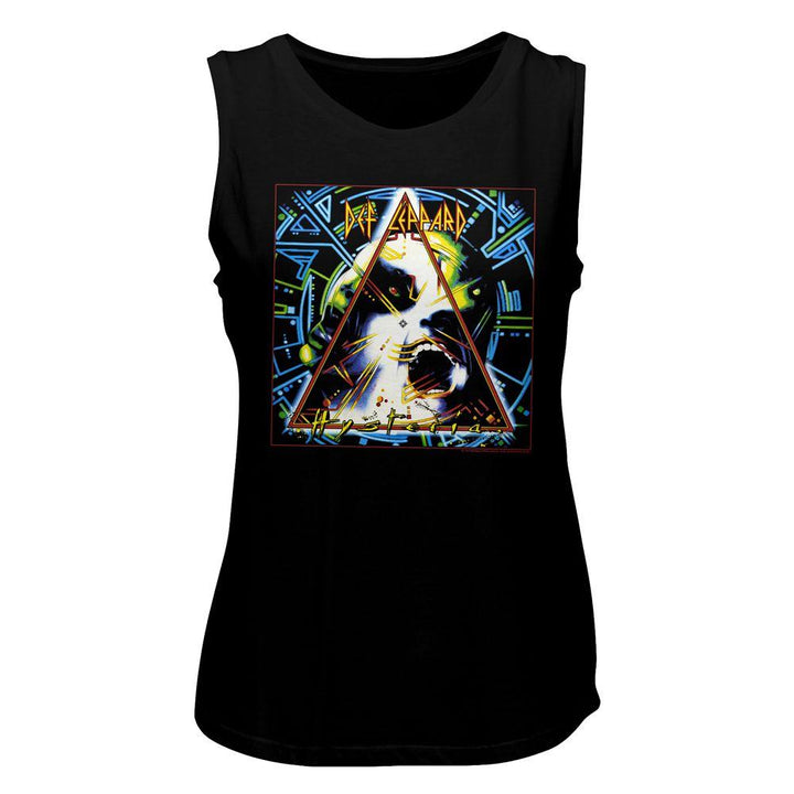 Def Leppard Hysteria Womens Muscle Tank Top - HYPER iCONiC