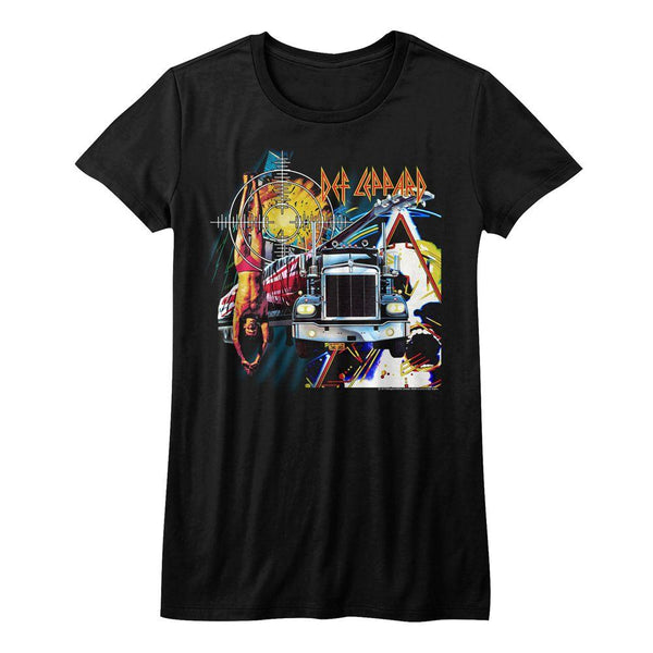 Def Leppard Jumble Womens T-Shirt - HYPER iCONiC