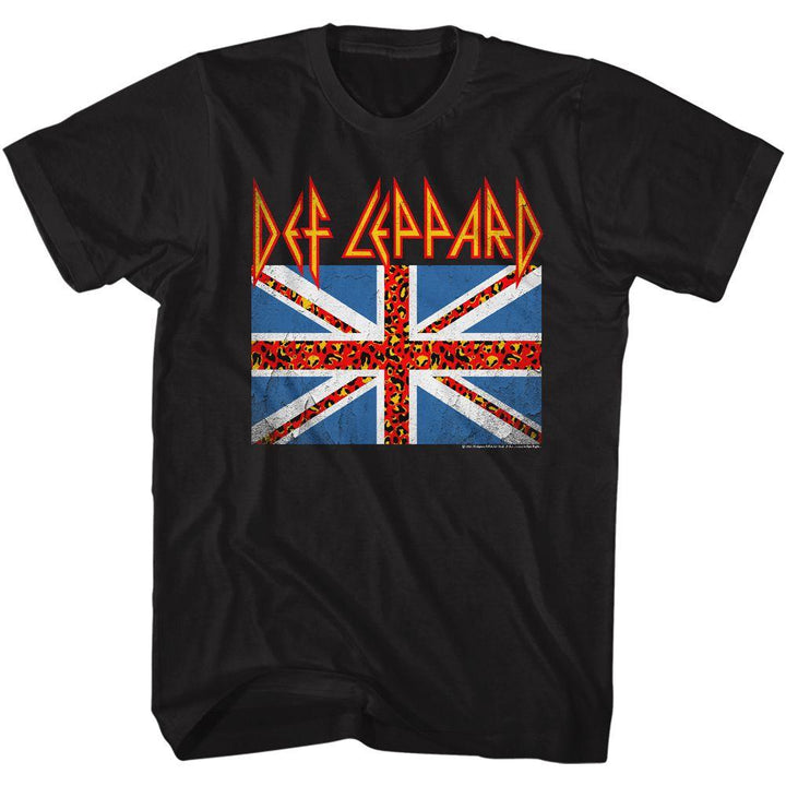 Def Leppard Leopard Flag T-Shirt - HYPER iCONiC