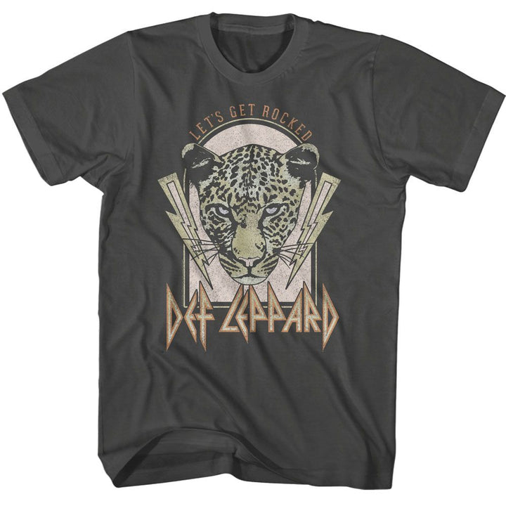 Def Leppard - Lightning Bolts Lets Get Rocked Boyfriend Tee - HYPER iCONiC.