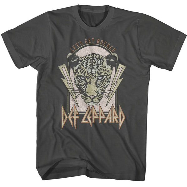 Def Leppard - Lightning Bolts Lets Get Rocked T-Shirt - HYPER iCONiC.