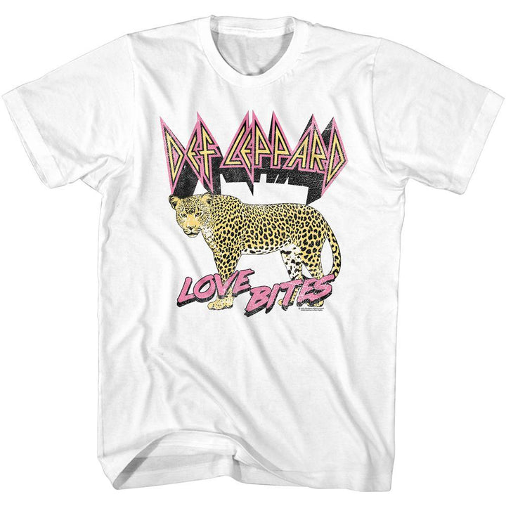 Def Leppard Love Bites Leopard T-Shirt - HYPER iCONiC