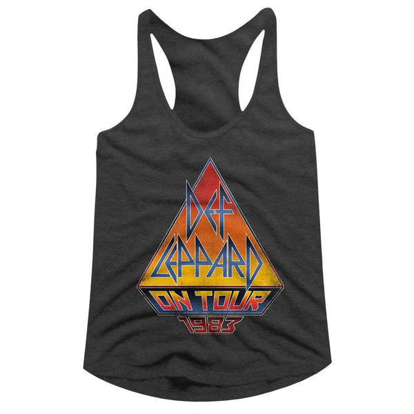 Def Leppard On Tour '83 Womens Racerback Tank - HYPER iCONiC