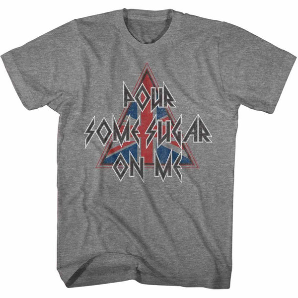Def Leppard Pour Some Triangle Boyfriend Tee - HYPER iCONiC