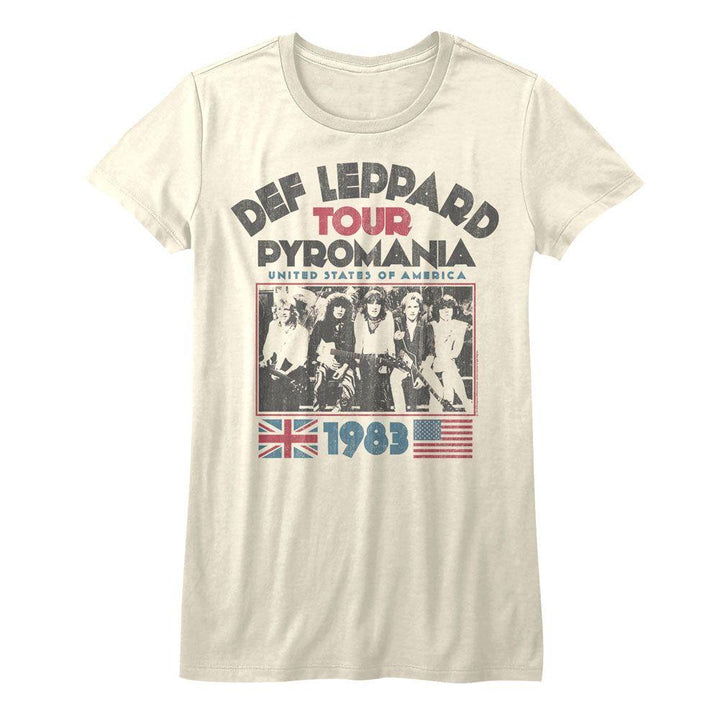 Def Leppard Pyro Tour Womens T-Shirt - HYPER iCONiC