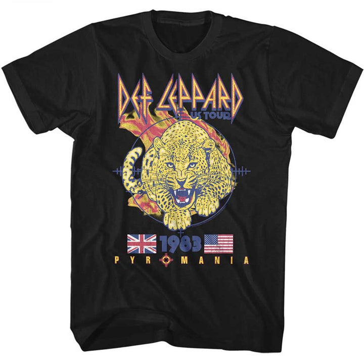 Def Leppard - Pyromania Tour Boyfriend Tee - HYPER iCONiC.