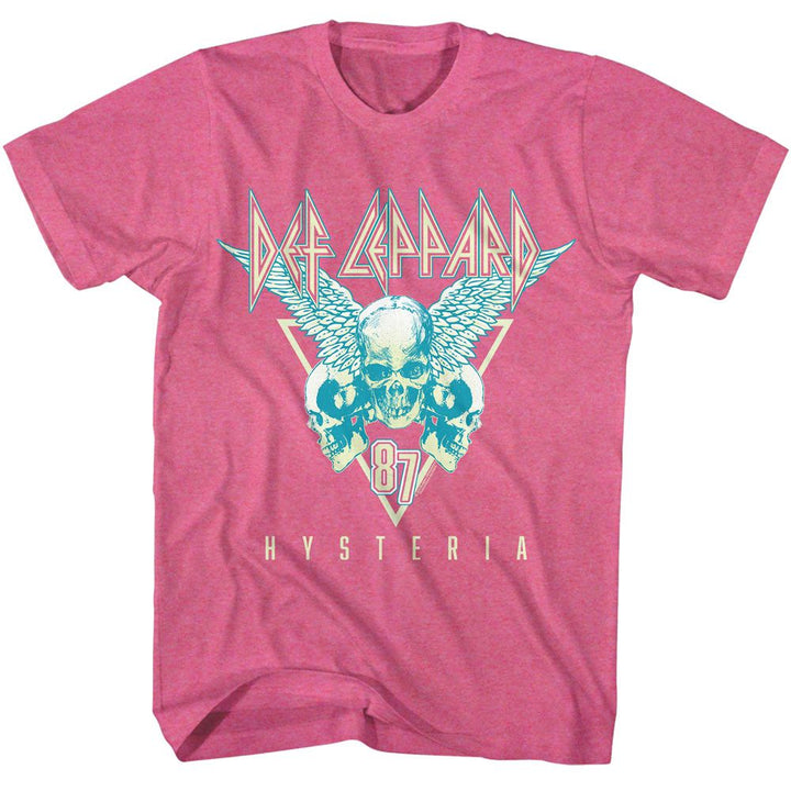 Def Leppard - Skulls 3 Tone Boyfriend Tee - HYPER iCONiC.