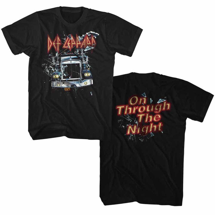 Def Leppard Through Night 2Side T-Shirt - HYPER iCONiC