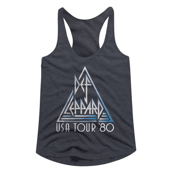 Def Leppard USA Womens Racerback Tank - HYPER iCONiC.