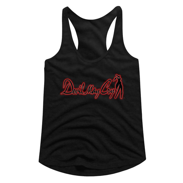 Devil May Cry Dmc Logo Womens Racerback Tank - HYPER iCONiC