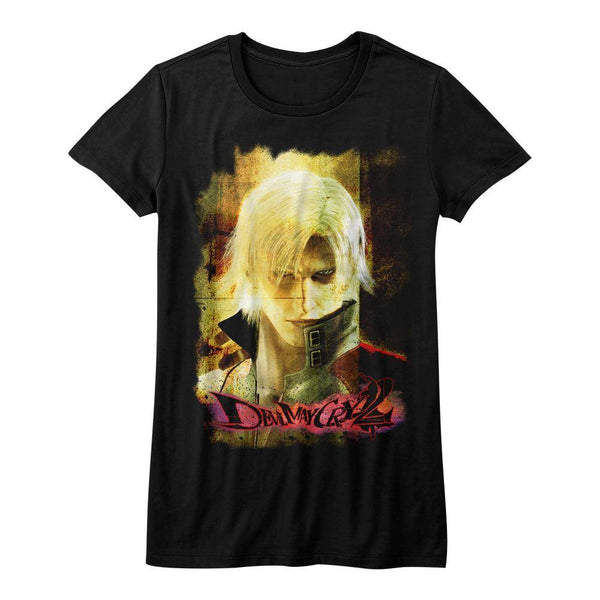 Devil May Cry Grunge Stare Womens T-Shirt - HYPER iCONiC