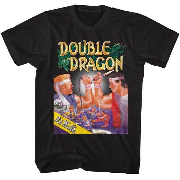 Double Dragon - Two Fighters Boyfriend Tee - HYPER iCONiC.