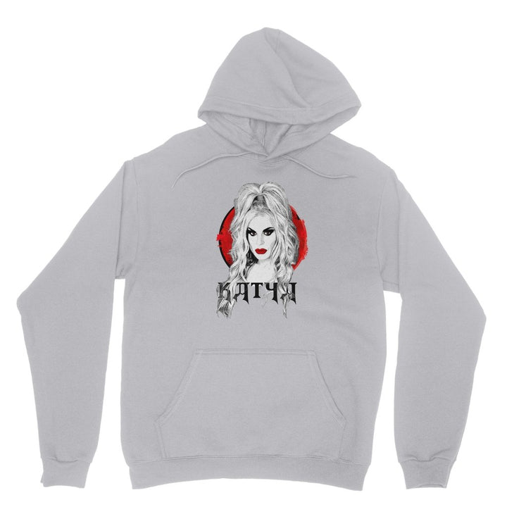 DragQueenMerch - Katya High Pony Cozy Hoodie - HYPER iCONiC